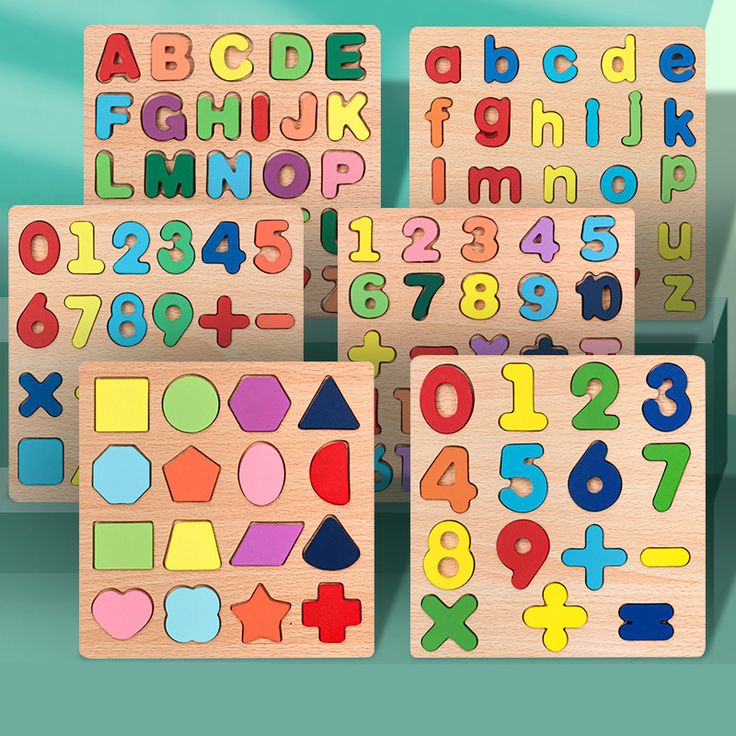ABC Letters, 123 Numbers & Shapes Puzzle